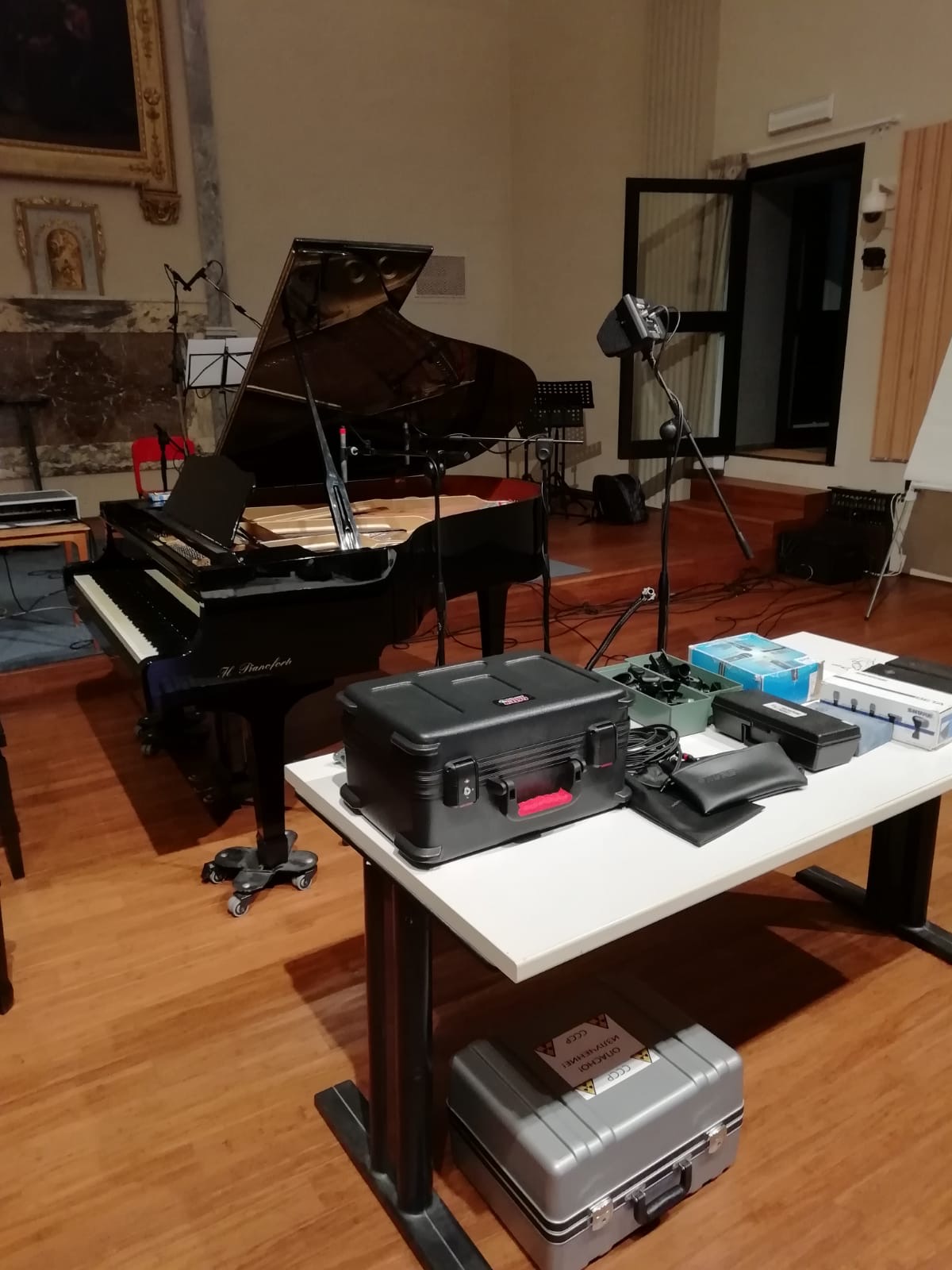 Registrazione di pianoforte
